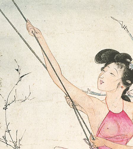 共和县-胡也佛的仕女画和最知名的金瓶梅秘戏图